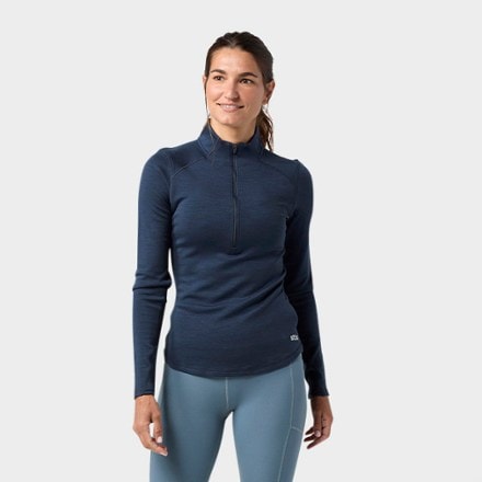 Stio BasisPeak Wool Midweight Half-Zip Base Layer Top - Women's 1