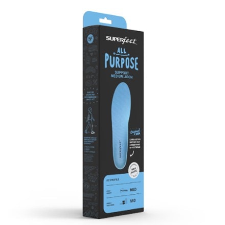 Superfeet All-Purpose Support Medium Arch (Blue) Insoles 1