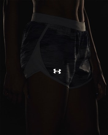 Under Armour Fly-By 2.0 Printed Shorts - Women's 7