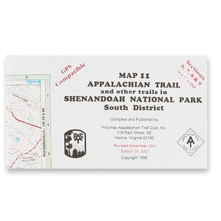 PATC Map 11 - Appalachian Trail and Shenandoah National Park South ...