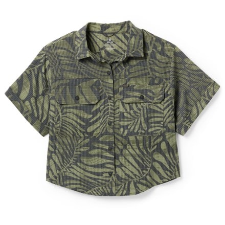 Roark Bless Up Cropped Button-Up Shirt - Women's 0