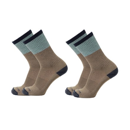 REI Co-op Merino Wool Lightweight Blocked Hiking Crew Socks - 2 Pairs 0