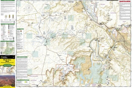 National Geographic Moab Area West - Klondike Bluffs, Dead Horse Point Map 1