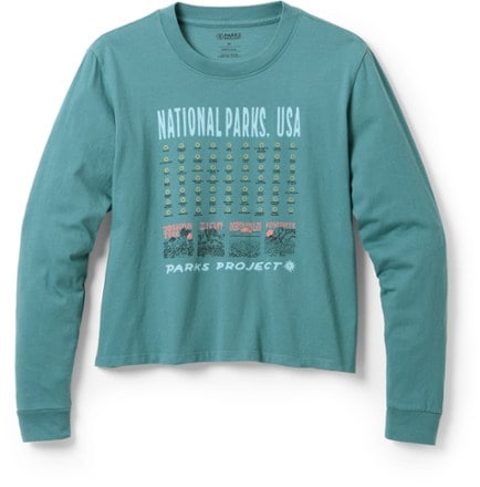 Parks Project National Parks Fill In Boxy Long-Sleeve T-Shirt - Women's 0