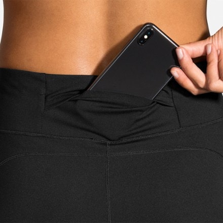 Brooks Momentum Thermal Tights - Women's Phone not included.