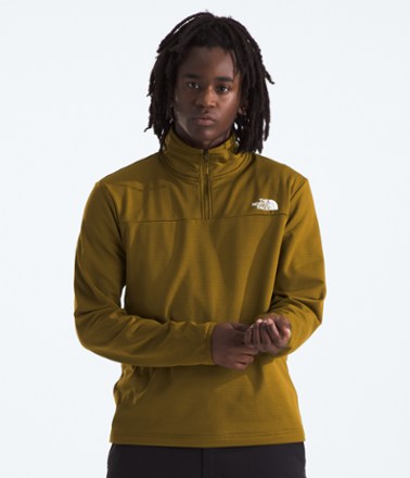 The North Face Cedar Trail Grid Fleece Quarter-Zip Top - Men's 1