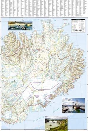 National Geographic Iceland Adventure Travel Map 2