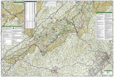 National Geographic Lexington/Blue Ridge Mountains Trail Map 2