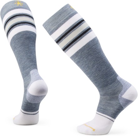 Smartwool Snowboard Targeted Cushion Stripe Extra Stretch Over-The-Calf Socks 0