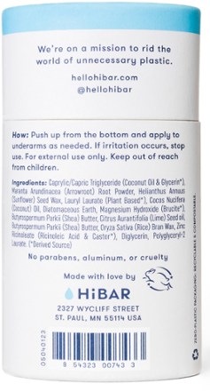 HiBAR Natural Deodorant 1