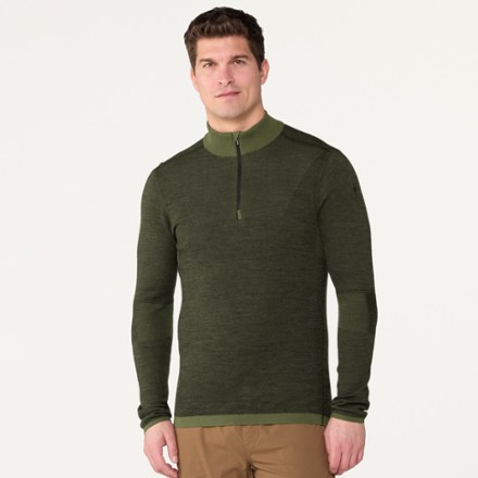 Smartwool Intraknit Thermal Max Merino Quarter-Zip Base Layer Top - Men's 2