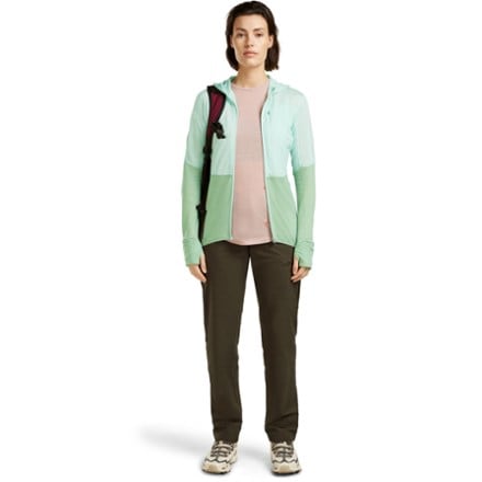 Icebreaker Merino Blend 200 RealFleece Descender Long-Sleeve Zip Hoodie - Women's 5