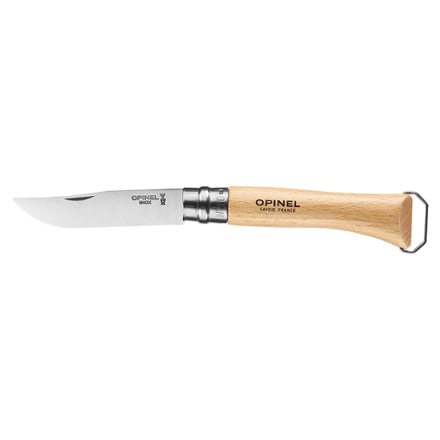 Opinel No. 10 Corkscrew Stainless-Steel Folding Knife with Bottle Opener 1