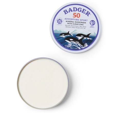 Badger SPF 50 Adventure Sport Mineral Sunscreen - 2.4 oz. Tin 2