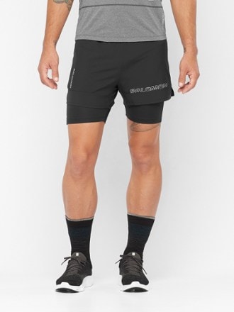 Salomon Cross 5.5" 2-in-1 Shorts - Men's 1