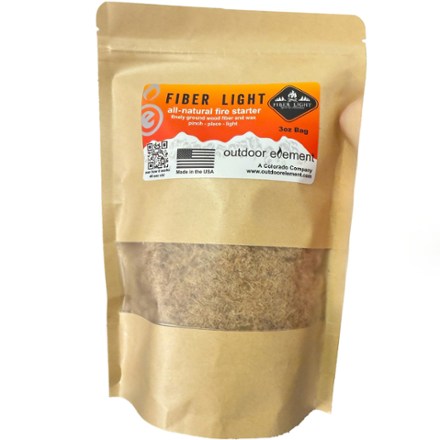 outdoor element Fiber Light Fire Tinder Bag 0