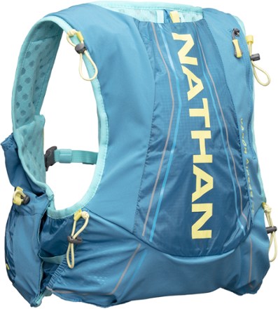 Nathan VaporAiress 7L 2.0 Hydration Vest - 2 Liters - Women's - Blue Back view (Blue Jay/Blue Radiance)