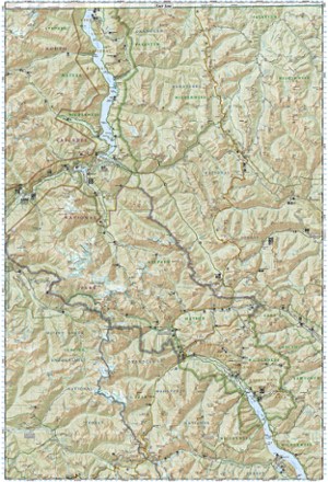 north cascades national park trail map