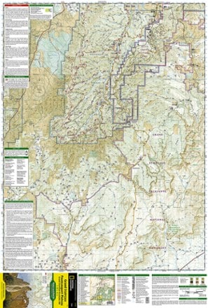 National Geographic Grand Staircase / Paunsaugunt Plateau Topographic Map 1