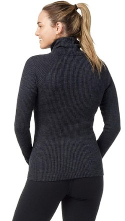 Smartwool Thermal Merino Rib Turtleneck Base Layer Top - Women's 2