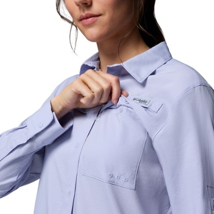 Columbia PFG Castback Woven Long-Sleeve Shirt - Women's 6