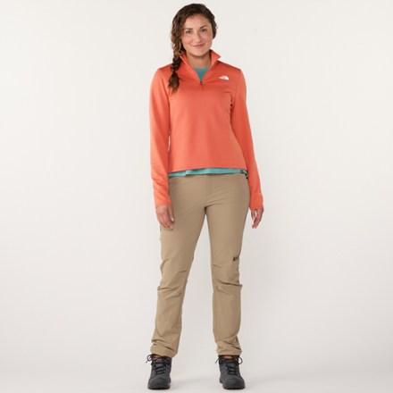 The North Face Cedar Trail Grid Fleece Quarter-Zip Pullover - Women's 3