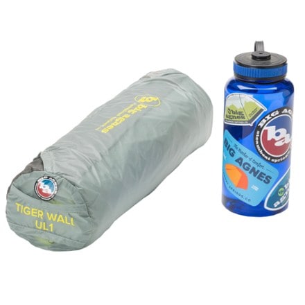 Big Agnes Tiger Wall UL1 Tent Water bottle not included.