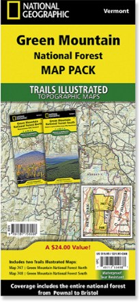 Trails Illustrated Green Mountain National Forest Topographic Map Pack ...