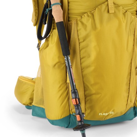 REI Co-op Flash 55 Pack - Women's Trekking pole attachments