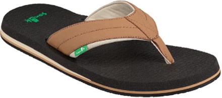 sanuk men's beer cozy flip flop