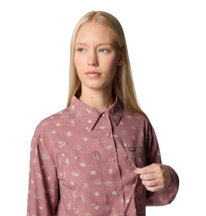 Columbia Silver Ridge Utility Patterned Long-Sleeve Shirt - Women's 4