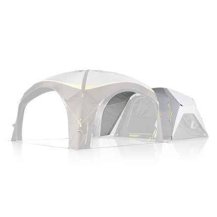 Zempire Aerospeed 4 Base 3 Gazebo Link Gazebo Link is the dark gray connector (tent and shelter not included)
