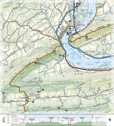 National Geographic Appalachian Trail: Raven Rock to Swatara Gap Topographic Map Guide 2