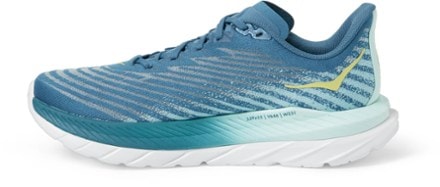 HOKA Mach 5 Road-Running Shoes - Men's Left view (Bluesteel/Sunlit Ocean)