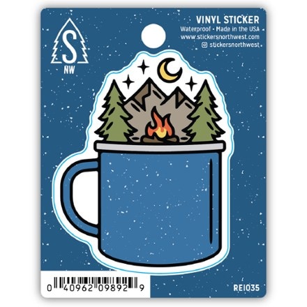 Stickers Northwest Campfire Mug Sticker 0