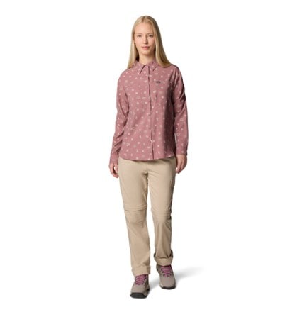 Columbia Silver Ridge Utility Patterned Long-Sleeve Shirt - Women's 2