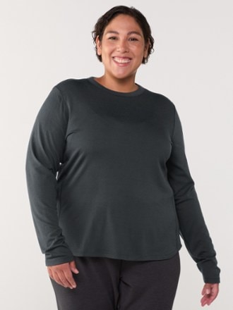 REI Co-op Heavyweight Merino Long-Sleeve Base Layer Crew Top - Women's 1