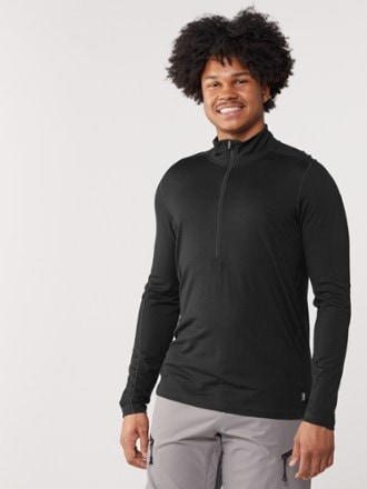 REI Co-op Merino 185 Long-Sleeve Half-Zip Base Layer Top - Men's 1