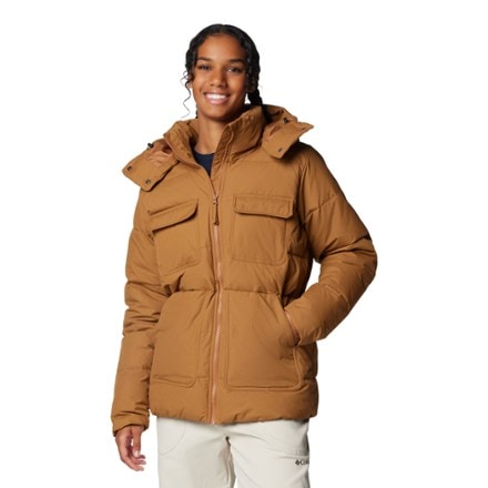 Columbia Women s Longhorn Ridge Insulated Jacket XL Camel Brown