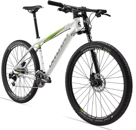 white cannondale mountain bike