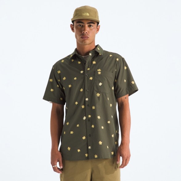 On Body Image of color New Taupe Green/Floral
