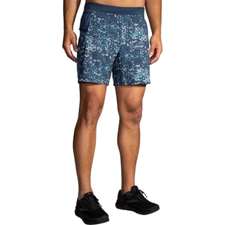 Brooks 7" Sherpa 2-in-1 Shorts - Men's 1