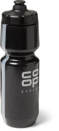 Co-op Cycles Purist Water Bottle - 26 fl. oz. Back view (Logo Black)