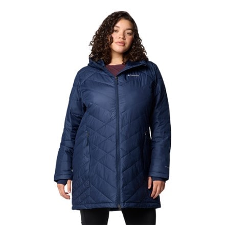 Columbia Heavenly Long Hooded Insulated Jacket - Women's 1