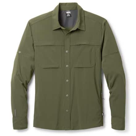 REI Co-op Sahara Long-Sleeve Solid Shirt - Men's 0