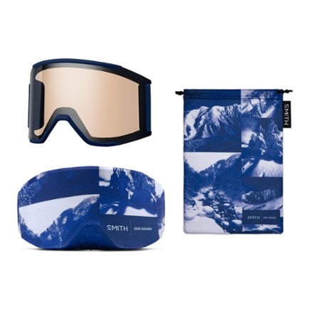 Smith Squad MAG ChromaPop Snow Goggles with gogglesoc - Low-Bridge Fit 5