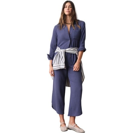 Marine Layer Jane Relaxed Double Cloth Shirt 1