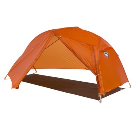 Big Agnes Copper Spur UL1 Tent Fast Fly configuration. Footprint not included.