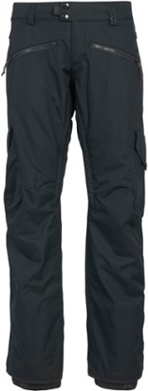 black insulated cargo pants