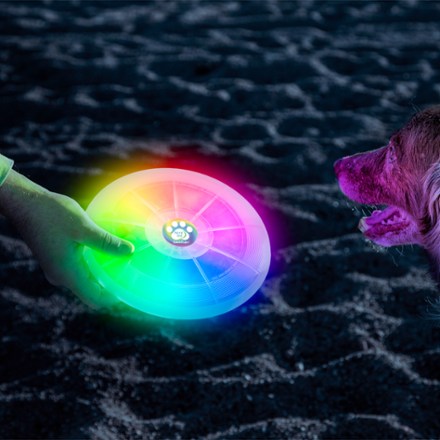 Nite Ize Flashflight LED Dog Discuit Flying Disc 7